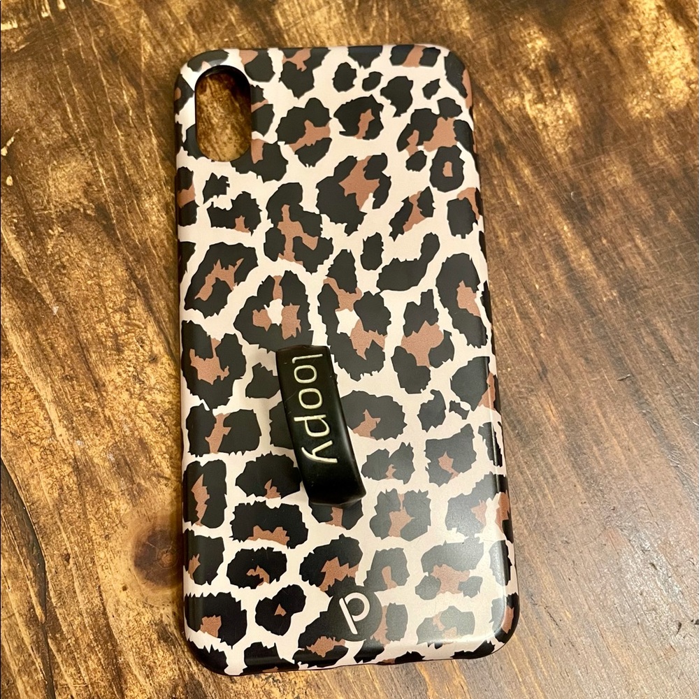 iPhone XS Max leopard Loopy Case